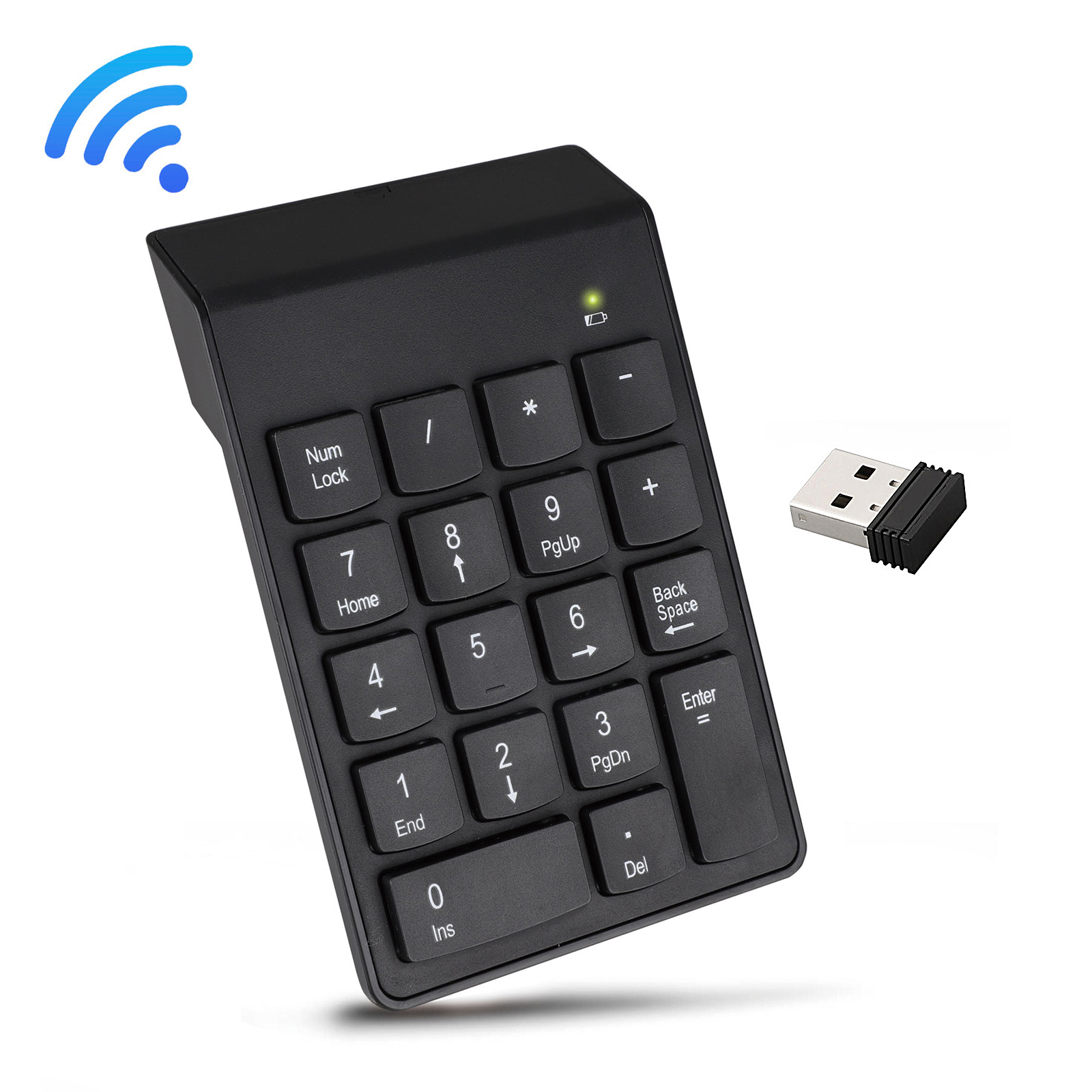 Wireless keyboard no numeric keypad